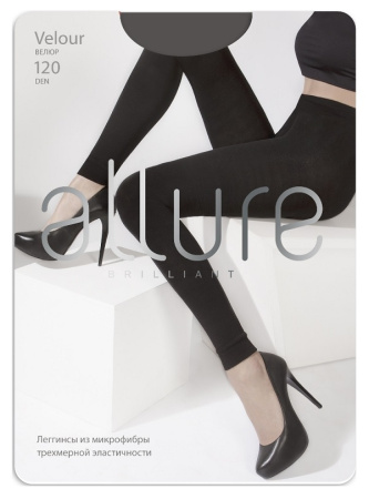 Женские леггинсы "Allure" 120 den, nero 2