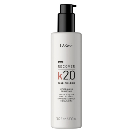 Восстанавливающий шампунь Lakme k2.0 для поврежденных волос, 300 мл