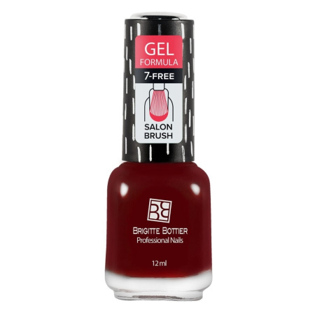 Лак для ногтей Brigitte Bottier Gel Formula, т. 58 брусничное желе, 12 мл