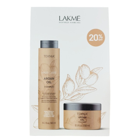 Подарочный набор Tekna Argan Oil (шампунь300+маска250)