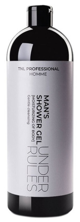 Мужской увлажняющий гель для душа TNL Under Rules с дозатором, 1000 мл