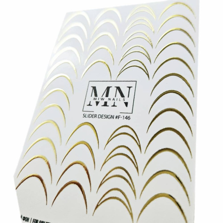 Слайдер-дизайн для ногтей Miw Nails F-146