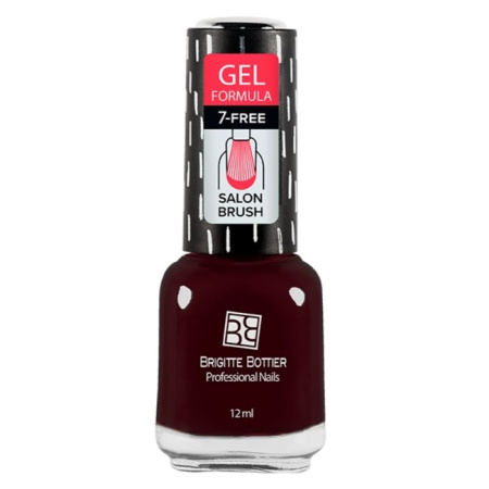 Лак для ногтей Brigitte Bottier Gel Formula, т. 79 спелая черешня, 12 мл