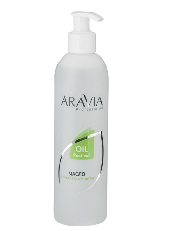 Масло после депиляции Aravia с экстрактом мяты, 300 мл