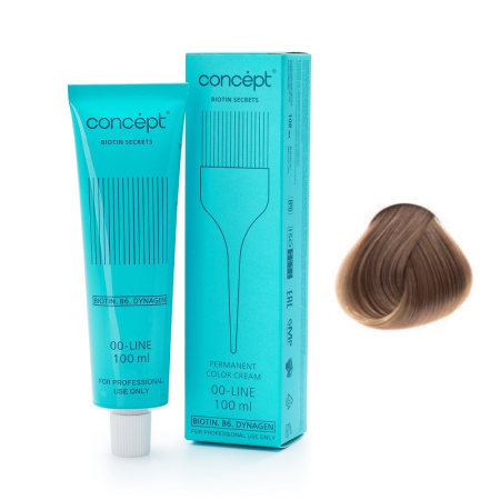 Крем-краска Concept Biotin Secrets 8.00 интенсивный блондин, 100 мл
