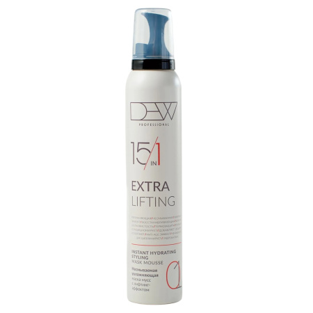 Dew Prof. EXTRA 15 в 1 Несмываемая увлажняющая маска-мусс с лифтинг-эффектом, 200 мл