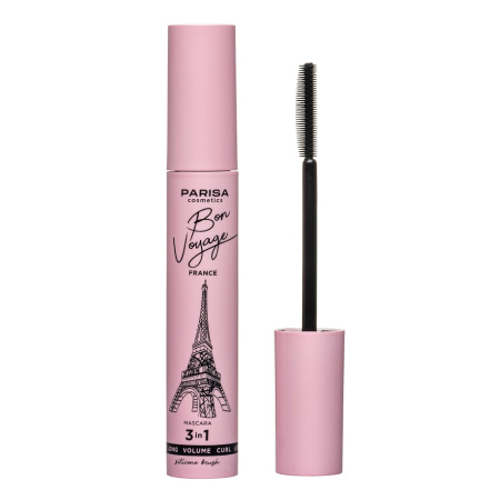 Тушь для ресниц Parisa Bon Voyage M-117 "Франция", чёрная, 12 мл