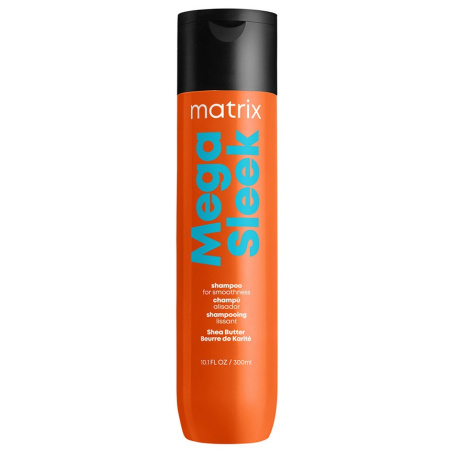 Шампунь для гладкости непослушных волос Matrix Total Results Mega Sleek с маслом Ши, 300 мл
