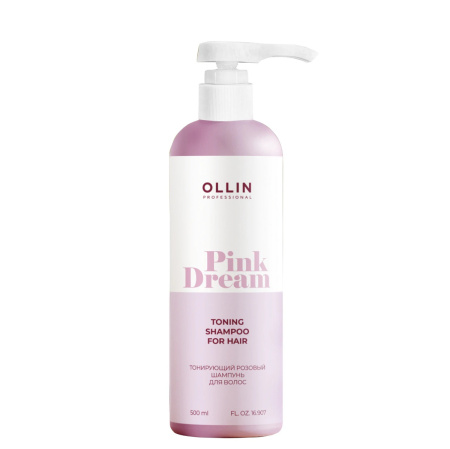 Тонирующий шампунь для волос Ollin Pink Dream, 500 мл