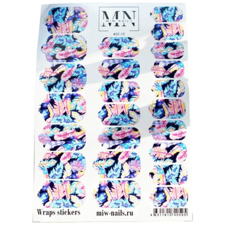 Плёнки для маникюра MIW Nails SF-19