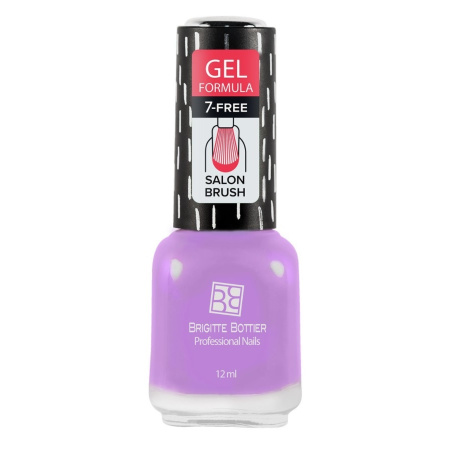 Лак для ногтей Brigitte Bottier Gel Formula, т. 56 фиалковый, 12 мл