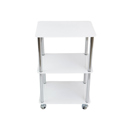 Тележка косметологическая цельнометаллическая MassLife, белая