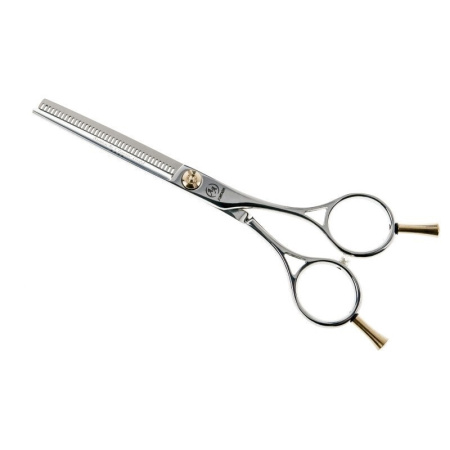 Suntachi Ножницы парик. филировочные Classic Gold 5.5, MGH-RI-5540L, 4 кл., 40 зуб., convex