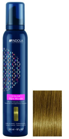 Мусс оттеночный с эффектом стайлинга Color Style Mousse Темный русый, 200 мл 