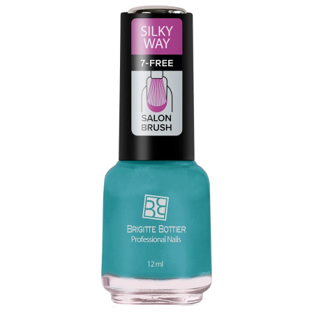 Brigitte Bottier лак для ногтей Silky Way тон 569 бирюза, 12 мл