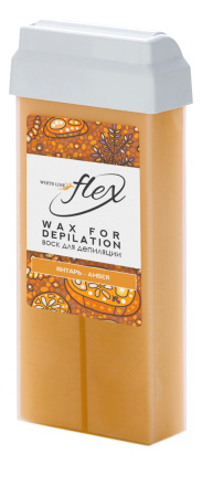 Воск для депиляции ItalWax White Line Flex "Янтарь" в картридже, 100 мл