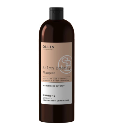 МП Ollin Шампунь с экстрактом семян льна Salon Beauty 1000 мл