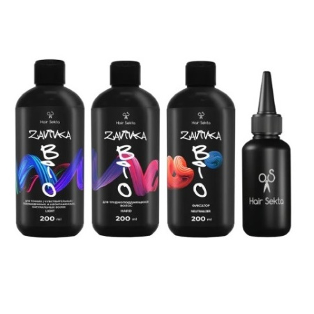 Hair Sekta Bio-Zavivka: набор для завивки волос, 3 х 200 мл