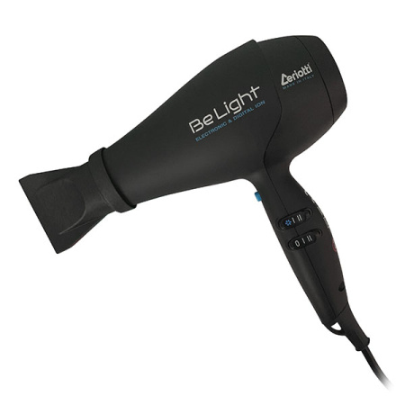 Фен Ceriotti BE LIGHT Electronic & Digital Ionic 2300 Вт, черный