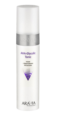 Тоник с фруктовыми кислотами AHA Aravia, 250 мл
