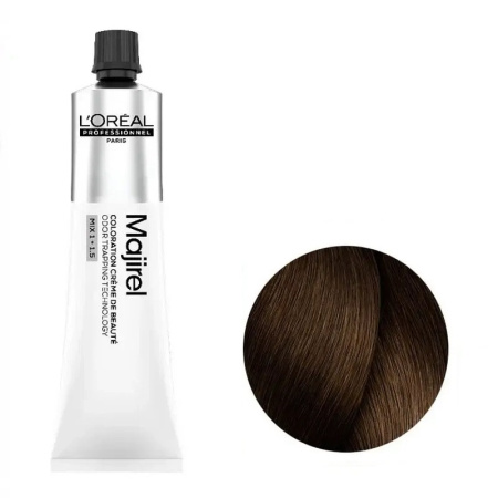 Крем краска L'oreal Majirel 6.32 темный блондин золотисто-перламутровый, 60 мл
