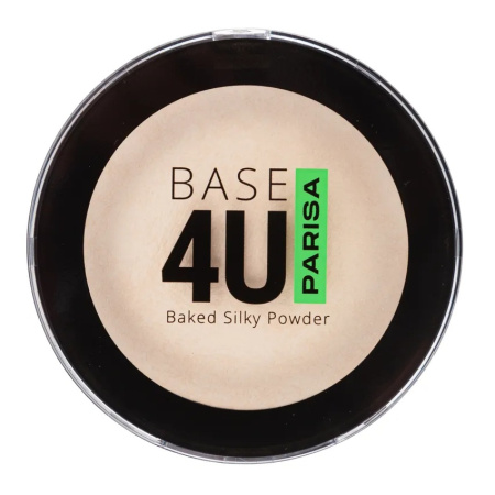 Запеченная пудра для лица PARISA Base 4U, т.01 Light Beige, 13 г