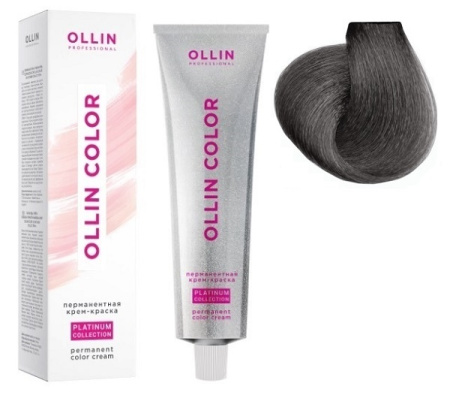 Перманентная крем-краска Ollin Color Platinum Collection 7/11 русый интенсивно-пепельный, 100 мл