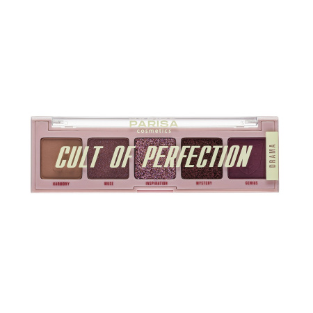 Палетка теней для век Parisa Cult of Perfection E-605, т. 01 drama