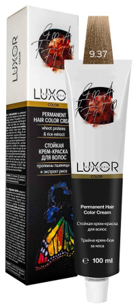 Перманентная крем-краска Luxor Professional Color 9.37 Очень светл. блондин золот. шоколад., 100 мл