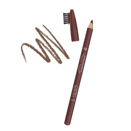 Карандаш для бровей Lavelle Collection BP01, т. 02 коричневый
