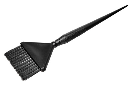 Кисть для окрашивания волос с ультратонкой щетиной, 60х30 мм