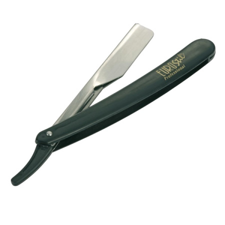 Eurostil Бритва парикмахерская "опасная" складная с пластиковой ручкой