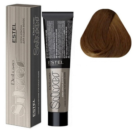 Краска для волос Estel De Luxe Silver 8/37 светло-русый золотисто-коричневый, 60 мл