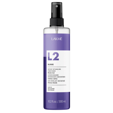 Кондиционер Lakme L2 BLOND двухфазный для экспресс-ухода за светлыми волосами, 300 мл