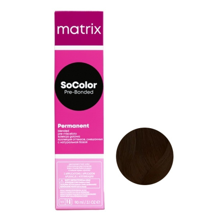 Matrix SoColor Краситель 4M шатен мокка 90 мл 