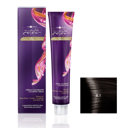 Крем-краска Hair Company Inimitable Color 6.1 тёмно-русый пепельный, 100 мл