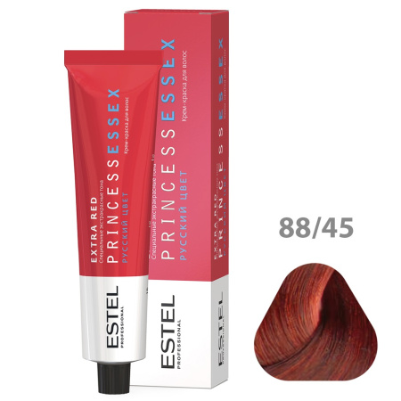Крем-краска Estel Princess Essex Extra Red 88/45 огненное танго, 60 мл