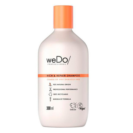 Шампунь для защиты от ломкости WeDo Rich Repair для жестких и поврежденных волос, 300 мл