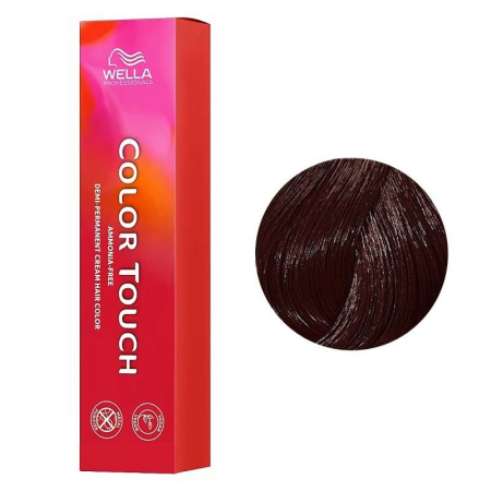 Крем-краска Wella Color Touch 4/77 горячий шоколад, 60 мл