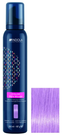 Мусс оттеночный с эффектом стайлинга Color Style Mousse Пудровая сирень, 200мл