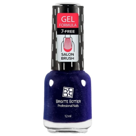 Лак для ногтей Brigitte Bottier Gel Formula, т. 89 сапфир, 12 мл