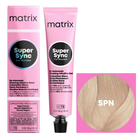 Краска для волос Matrix Super Sync Pre-Bonded SPN пастельный натуральный, 90 мл