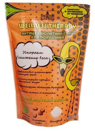 WT Антицеллюлитная соль для похудения дой-пак, 500 г
