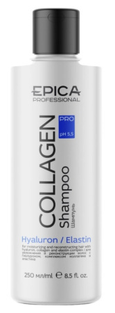 Шампунь Epica Collagen PRO для увлажнения и реконструкции волос, 250 мл