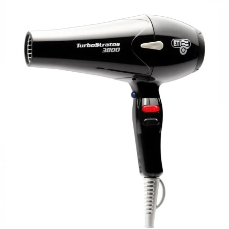 Фен "Eco Turbo Stratos" 3800 ETI 2400 Вт, чёрный