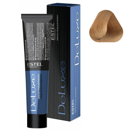 Краска-уход Estel De Luxe 10/75 светлый блондин коричнево-красный, 60 мл