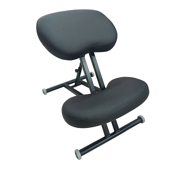 Стул коленный Пегассо, основание металл, черный