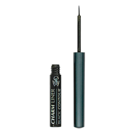 Подводка жидкая для глаз Shinewell Charm, чёрная, 3,3 г
