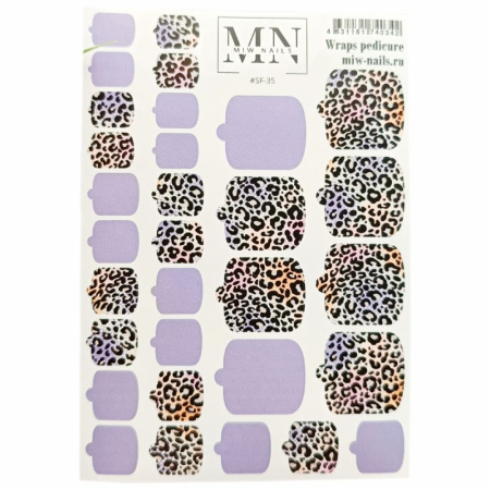 Плёнки для педикюра MIW Nails SF-35