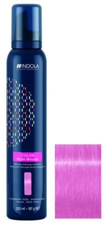 Мусс оттеночный с эффектом стайлинга Color Style Mousse Клубничная роза, 200 мл